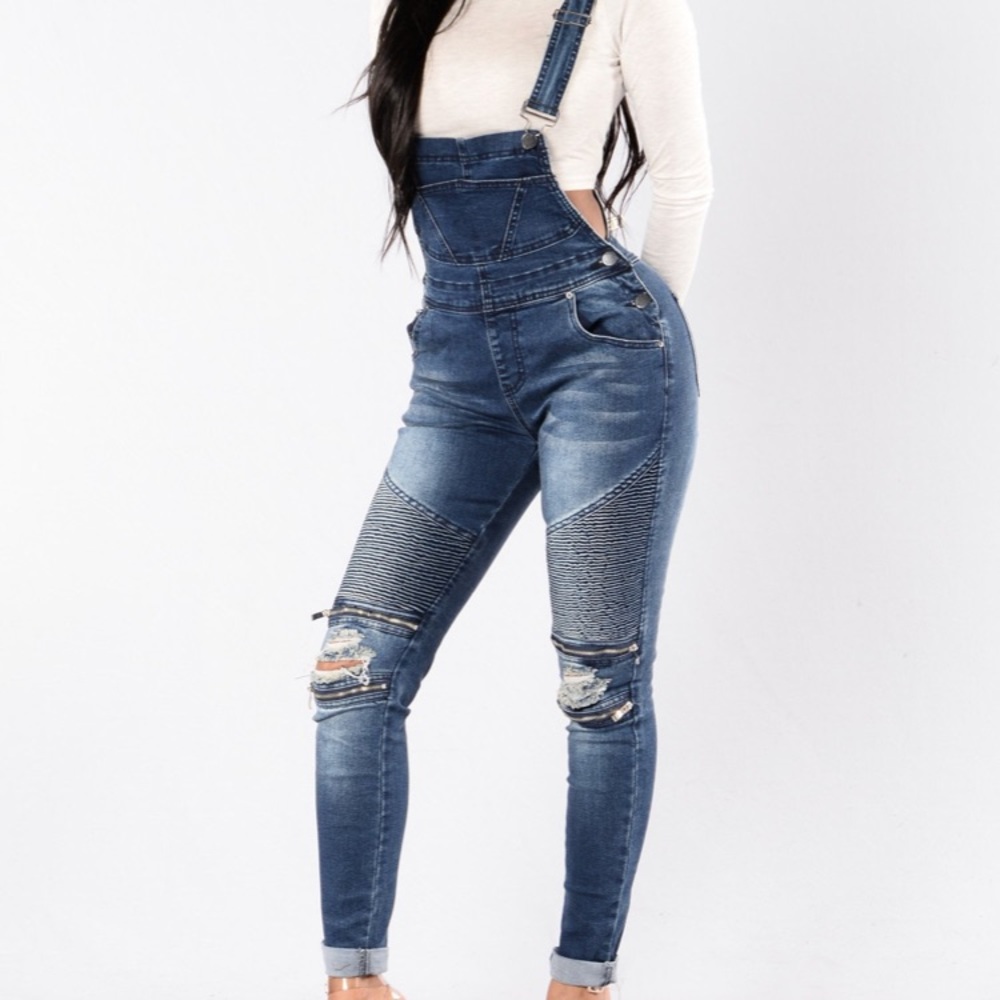 Fashion Nova Moto Overalls